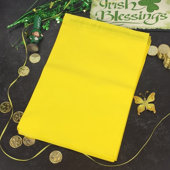 50 10X13 Yellow Poly Mailers PRICE IS FIRM - Picture 3 of 7
